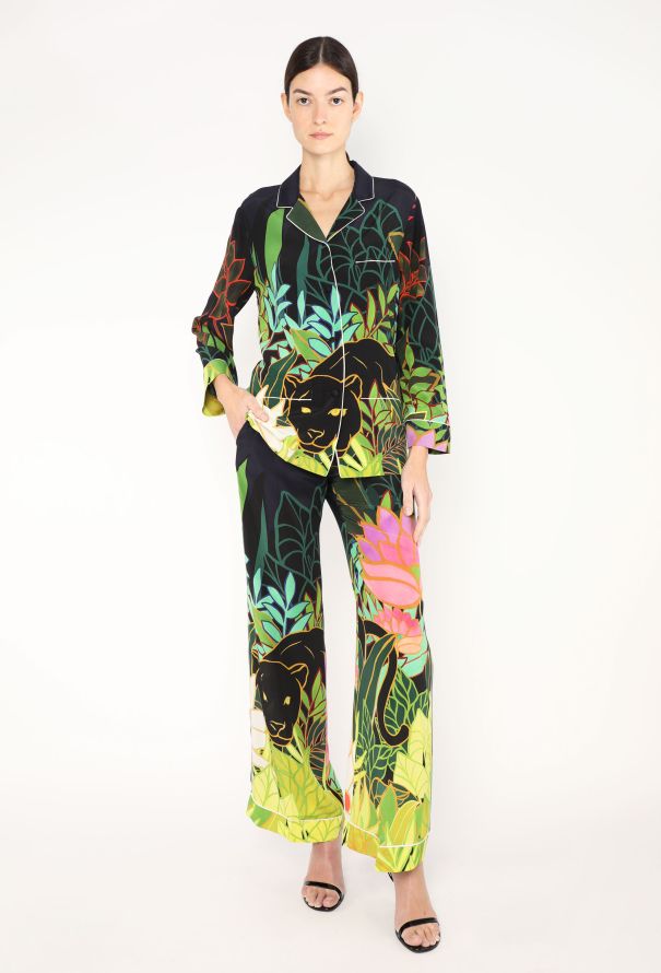 Valentino S/S 2020 Jungle Pajama Ensemble - 3