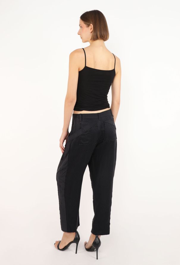 Balenciaga Re-edition Silk Cargo Pants - 5