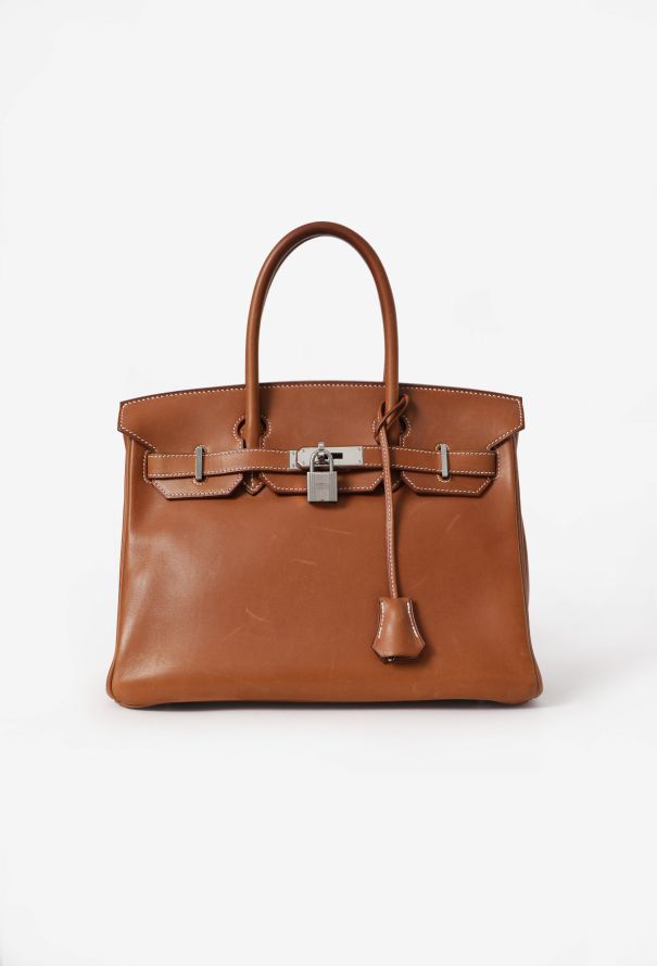 Hermès Barenia Birkin 30 with Patina - 1