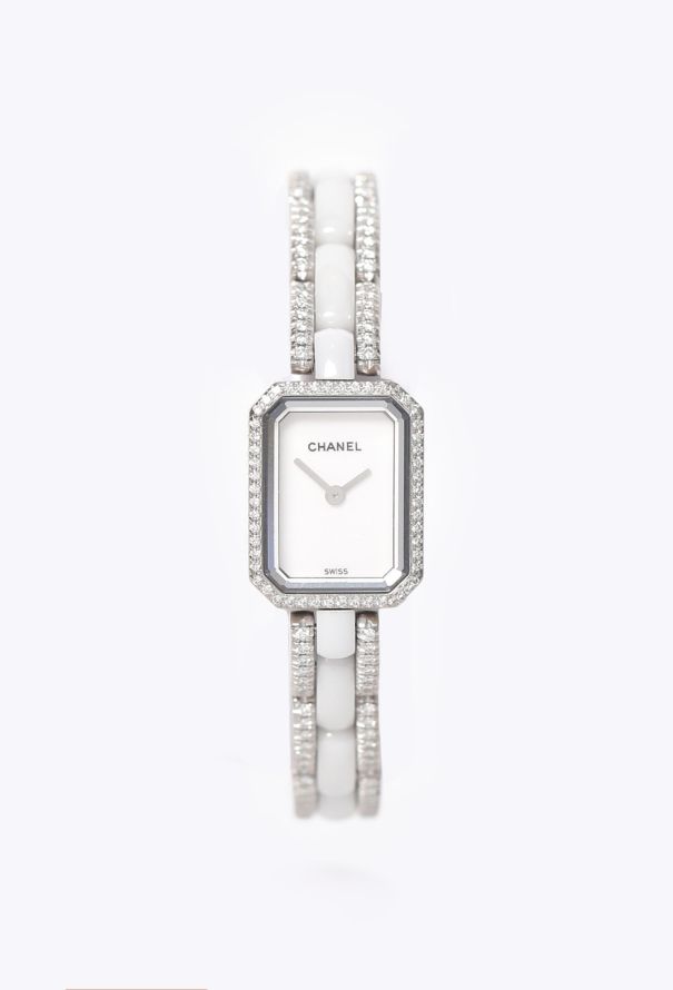 Chanel Rare 18K White Gold & Diamond Mini Première Watch - 1