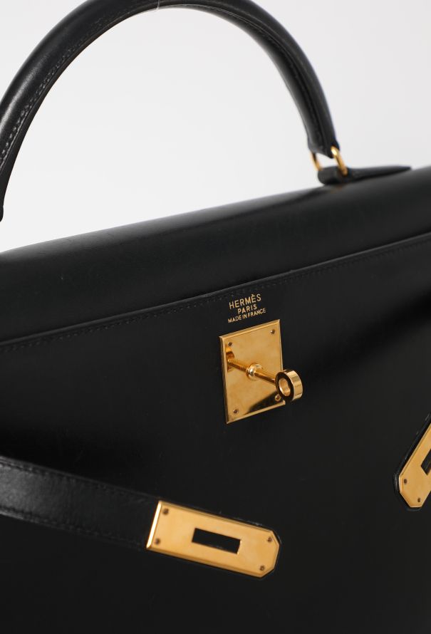 Hermès Vintage Black Box Kelly Sellier 32, 1971 - 14