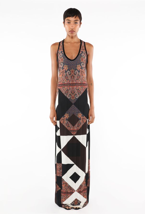 Givenchy Cubist Paisley Print Dress, Resort 2013 - 1