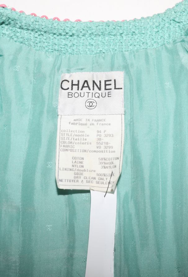 Chanel Braided Trim Tweed Ensemble, S/S 1994 - 12