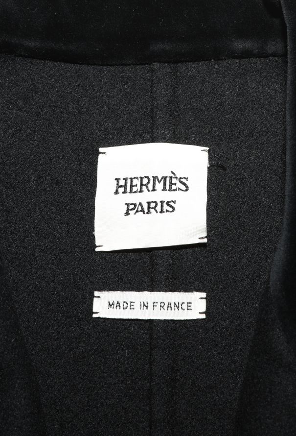 Hermès Cashmere Velvet Collar Coat - 6 Hermès Cashmere Velvet Collar Coat - 6