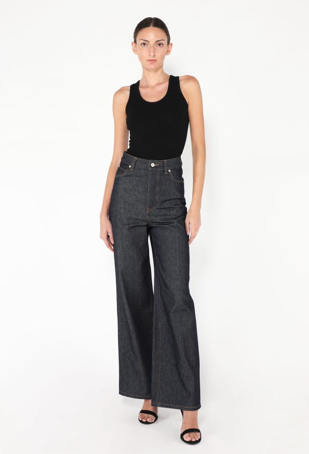 Loewe 2024 Wide-Leg Denim Jeans - 3