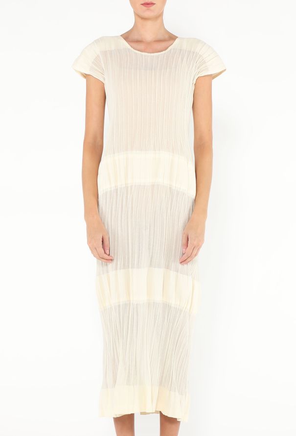 Issey Miyake Vintage Pleated Accordian Dress - 3