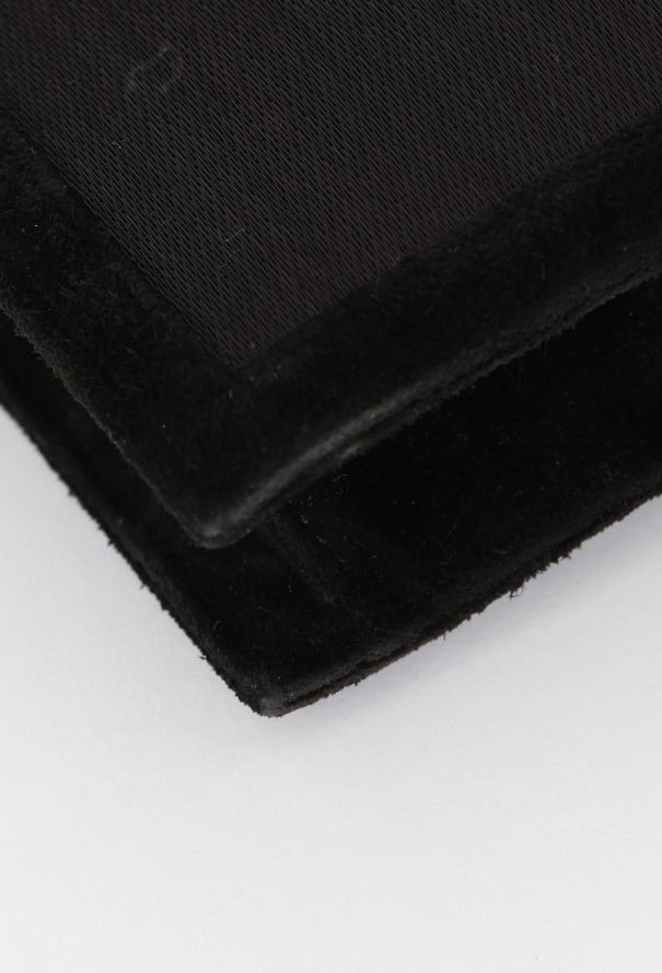 Hermès '70s Black Doblis & Crin Lydie Clutch Bag - 8 Hermès '70s Black Doblis & Crin Lydie Clutch Bag - 8