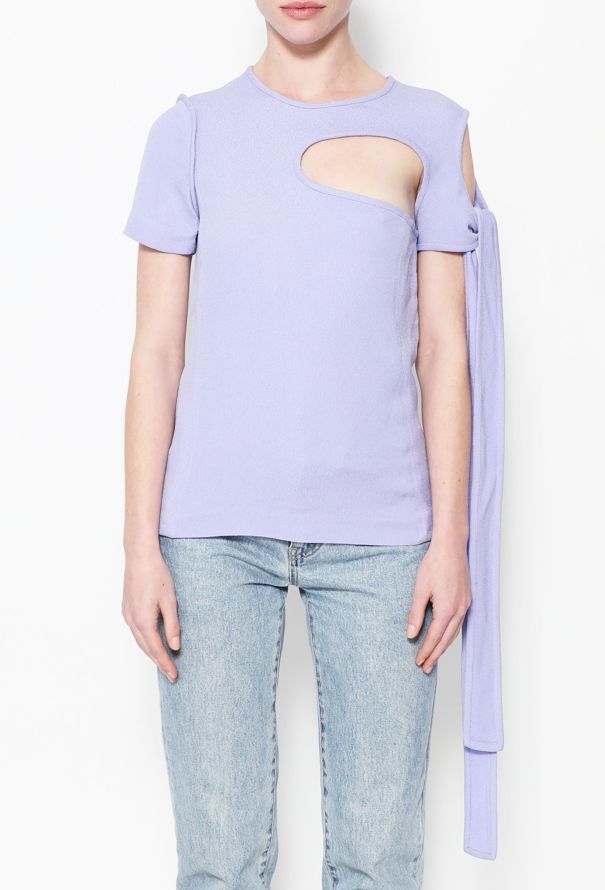 Céline Resort 2017 Asymmetrical Cut-Out Top - 1