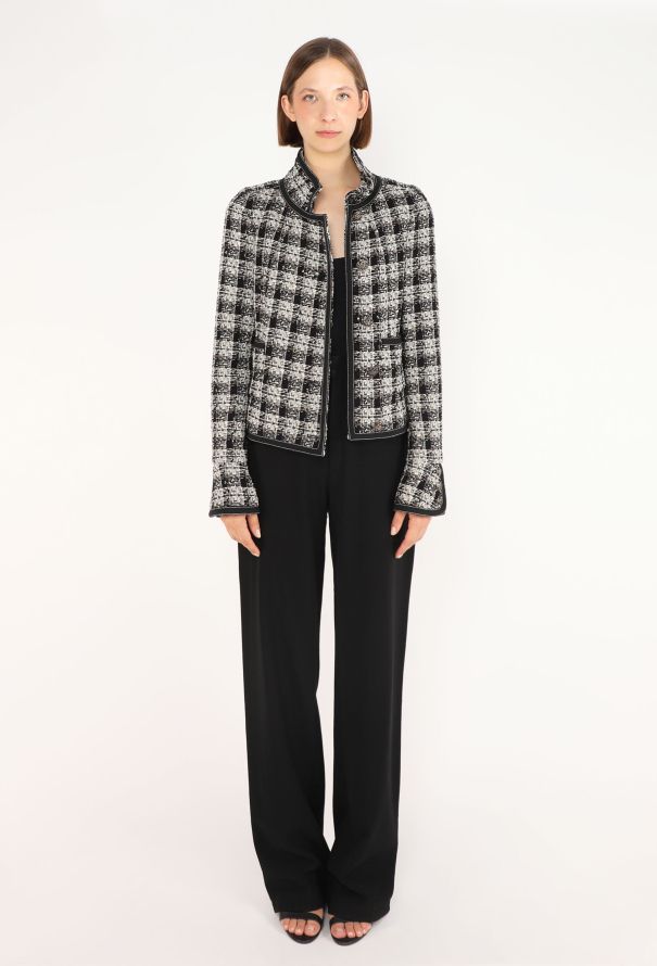 Chanel Checkered Tweed Jacket, F/W 2008 - 5