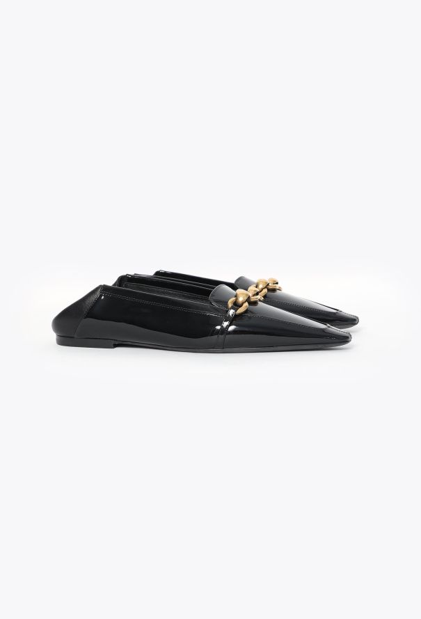 Saint Laurent 2024 Patent Chainlink Loafers - 3