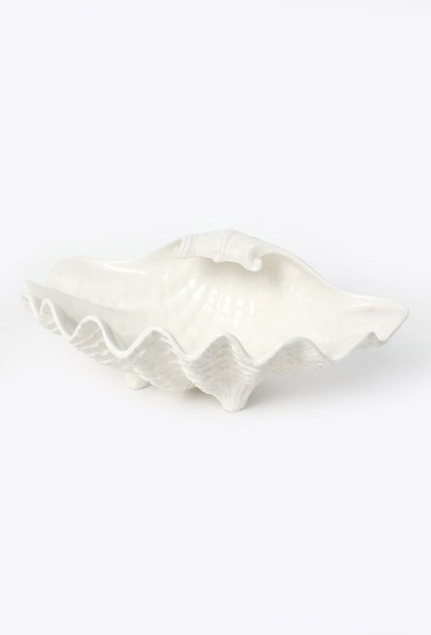 Vintage Objects & Decor 1970s Italian Ceramic Shell - 2