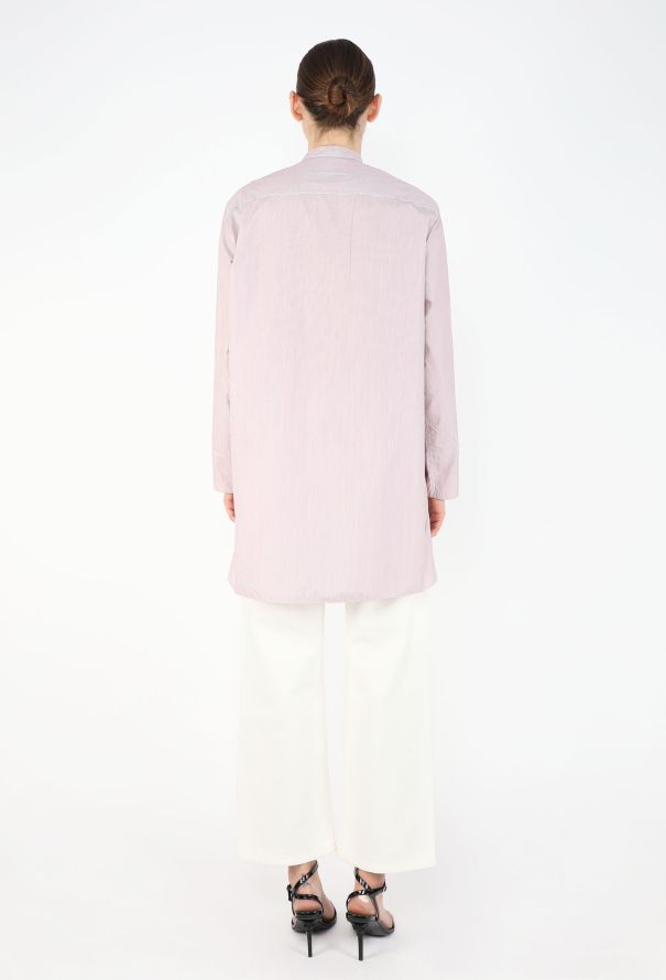 The Row 2022 Collarless Cotton Tunic - 5