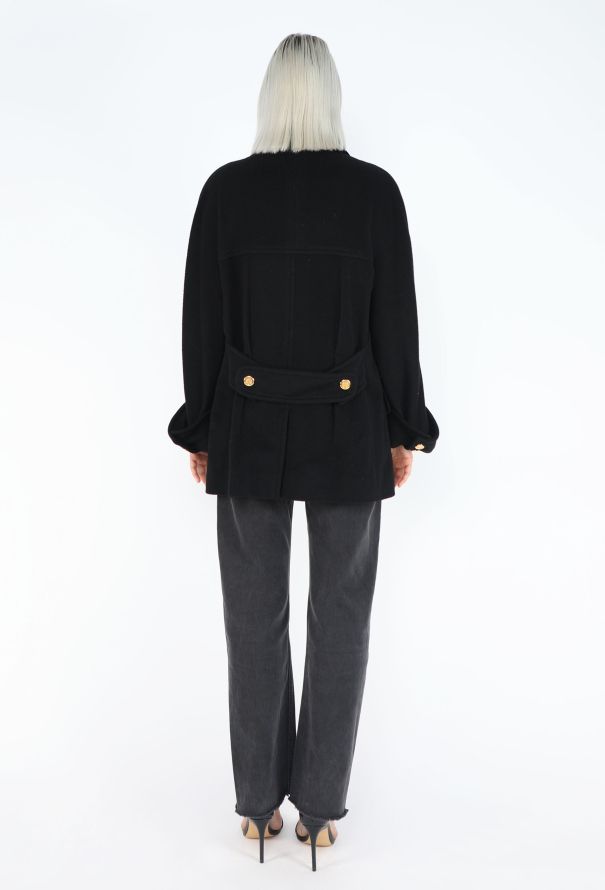 Chanel Rare Fall 1991 Cashmere 'CC' Peacoat - 7