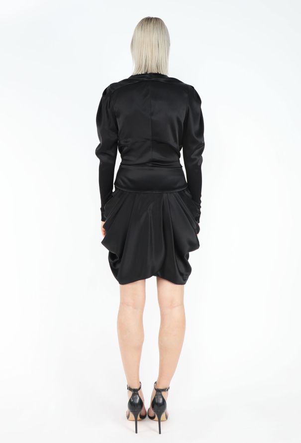 Balenciaga Fall 2009 Plunging Draped Dress - 4