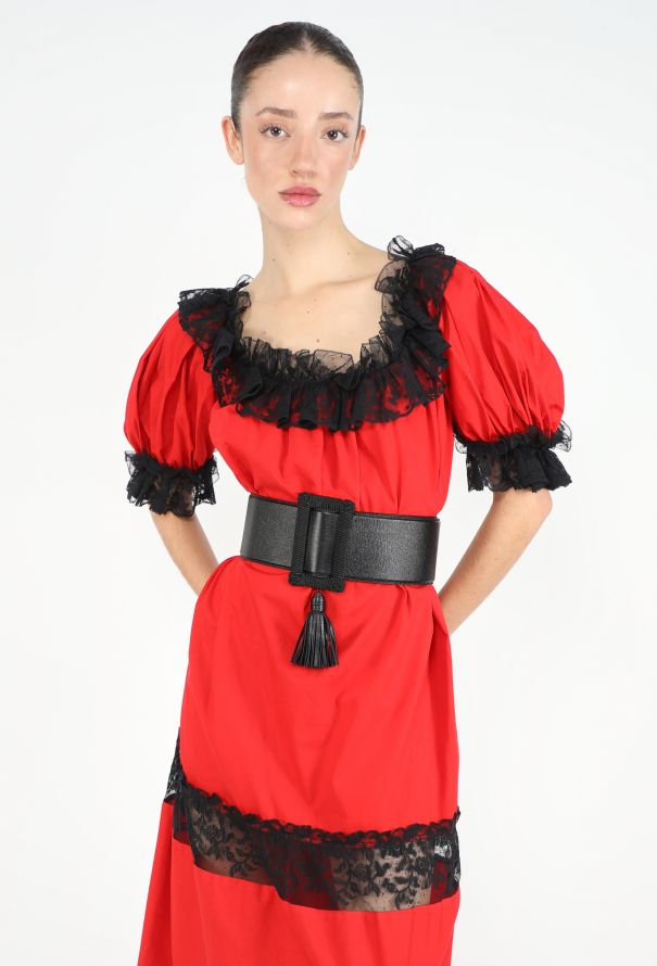 Saint Laurent 2013 Broad Tassel Belt - 2