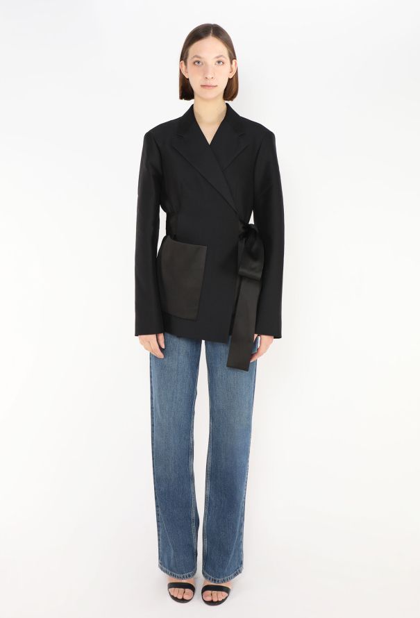 Céline 2014 Belted Wrap Blazer - 1