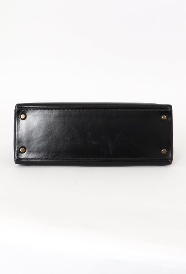 Hermès '70s Black Box Kelly 32 Retourné - 8 Hermès '70s Black Box Kelly 32 Retourné - 8
