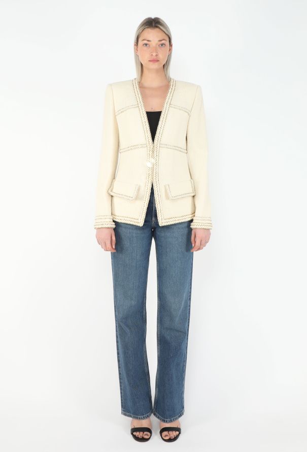 Chanel Pre-Fall 2017 Paris-Cosmopolite Lamé Tweed Jacket - 3