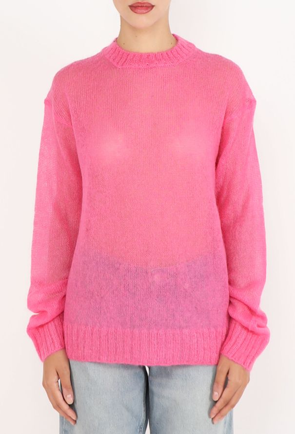 Céline Lightweight Mohair Knit Top - 1
