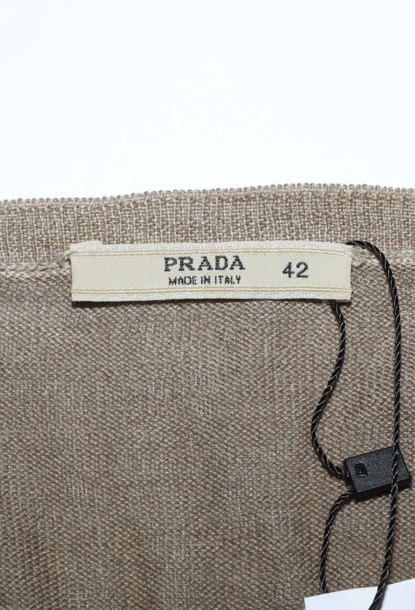 Prada Knit V-Neck Pullover - 5