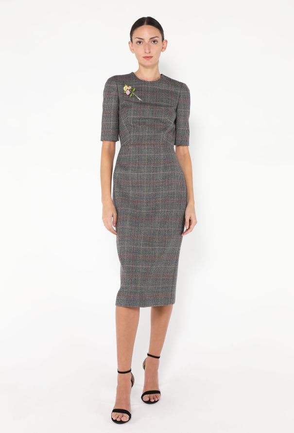 Prada 2024 Prince of Wales Tailored Dress - 3