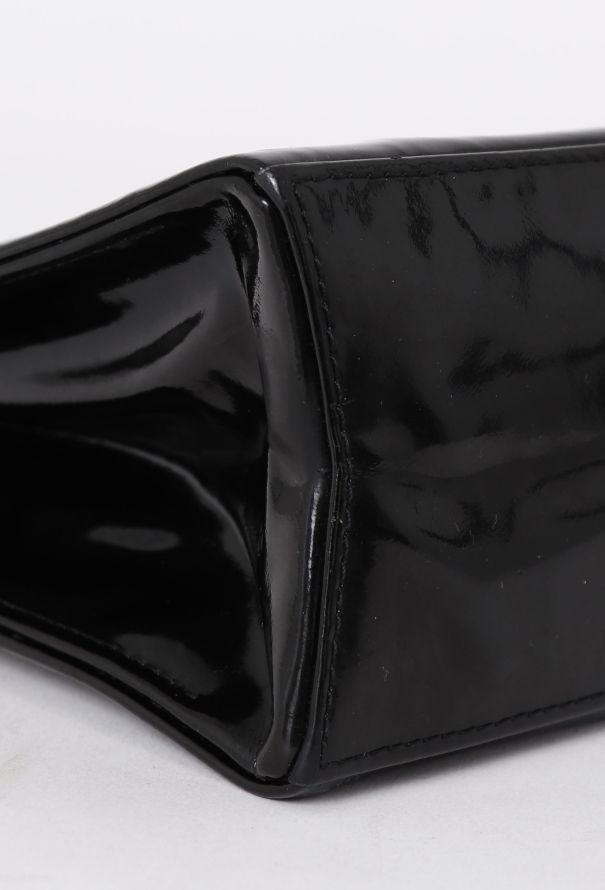 Saint Laurent '80 Black Vinyl Mini Bag - 9