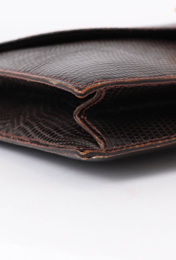 Hermès '70s Brown Lizard Alcazar Bag - 8 Hermès '70s Brown Lizard Alcazar Bag - 8