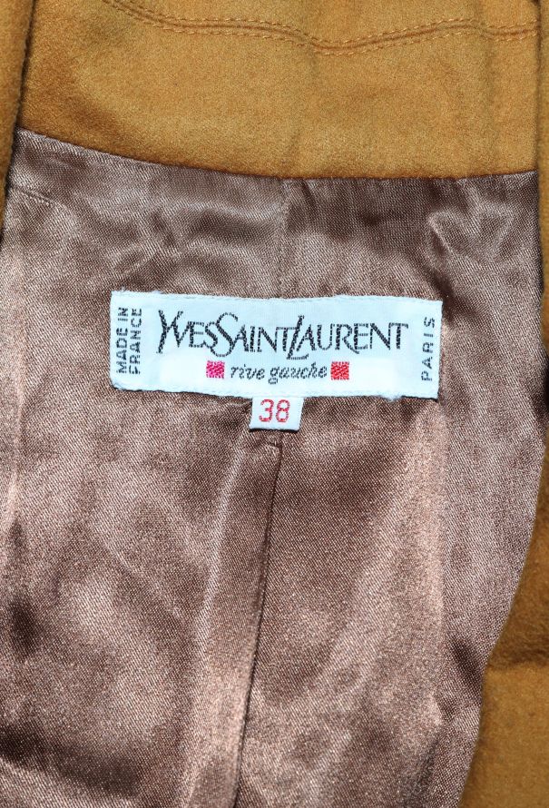 Saint Laurent F/W 1990 Embroidered Felted Jacket - 6