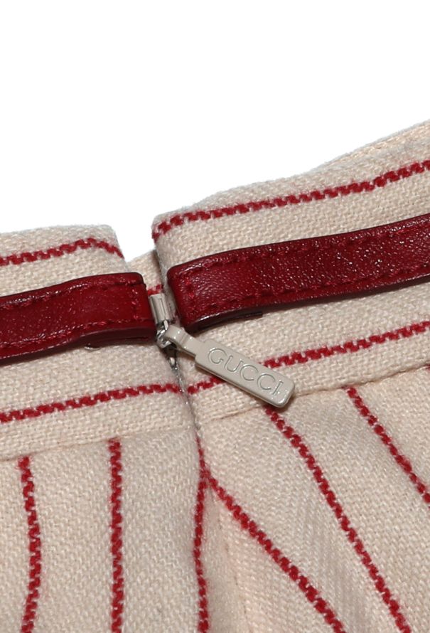 Gucci Horsebit Striped Skirt, F/W 2018 - 7
