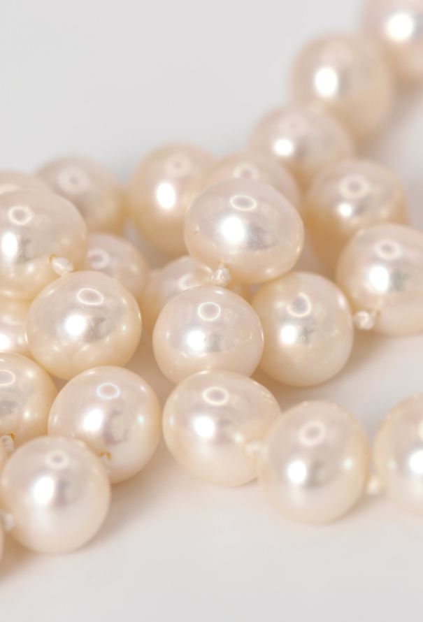 Vintage Fine Jewelry 18k Yellow Gold & Cultured Pearl Choker Necklace - 3 Vintage Fine Jewelry 18k Yellow Gold & Cultured Pearl Choker Necklace - 3