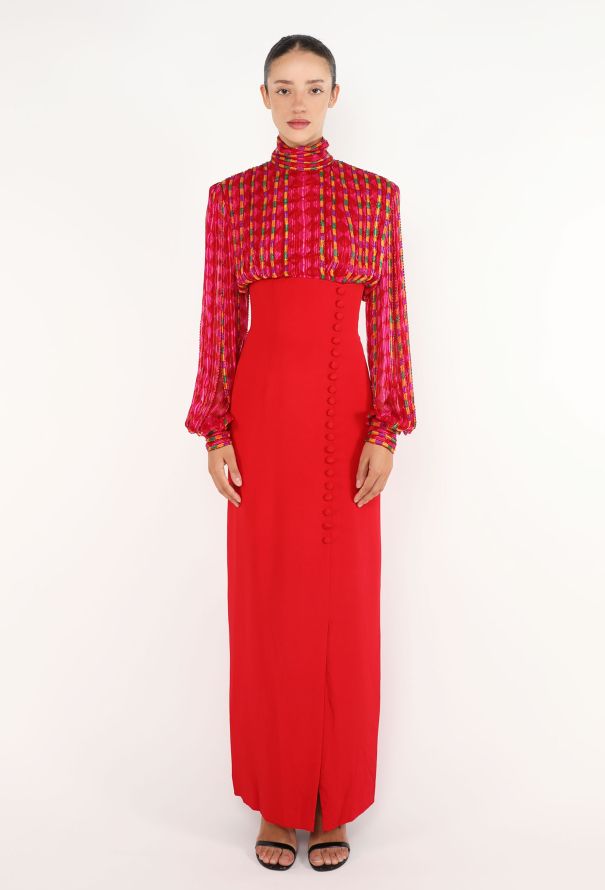Bob Mackie Beaded Chiffon Dress, F/W 1989 - 3