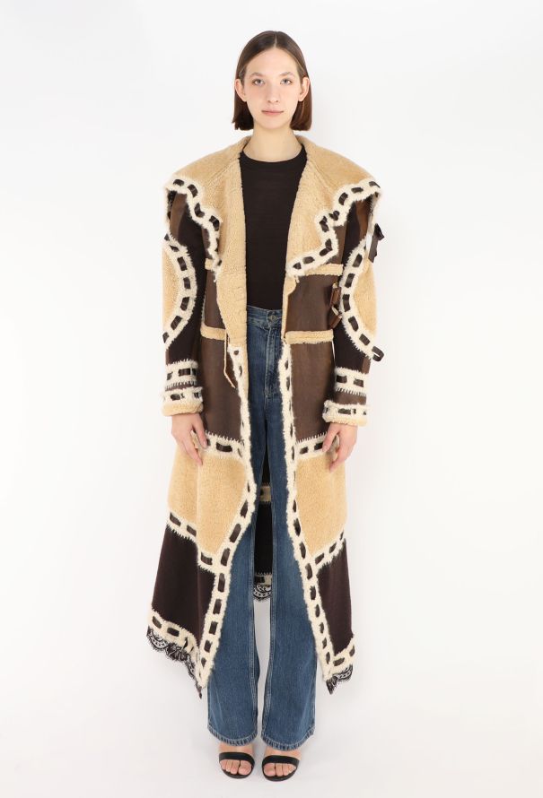 Dior COLLECTOR F/W 2005 Patchwork Shearling Coat - 5 Dior COLLECTOR F/W 2005 Patchwork Shearling Coat - 5