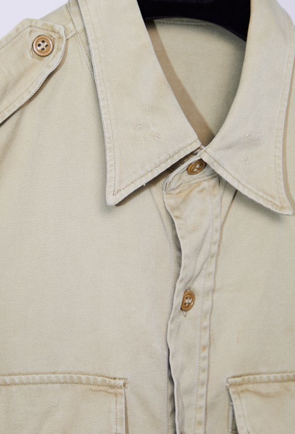 Men's Vintage 1960s Épaulette Military Overshirt - 5 Men's Vintage 1960s Épaulette Military Overshirt - 5