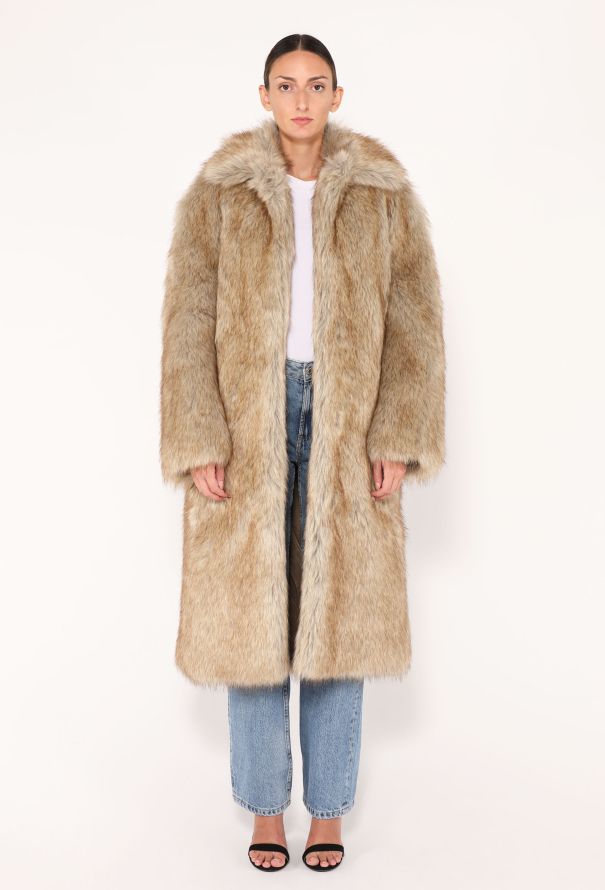Toteme F/W 2023 Fux Fur Cocoon Coat - 1
