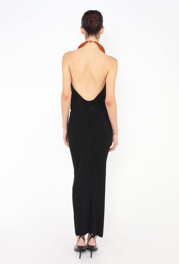 Jean Paul Gaultier RARE S/S 2000 Leather Choker Dress - 5