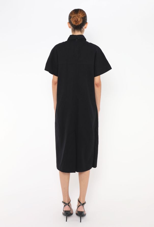 Céline 2016 Contrast Button Shift Dress - 4
