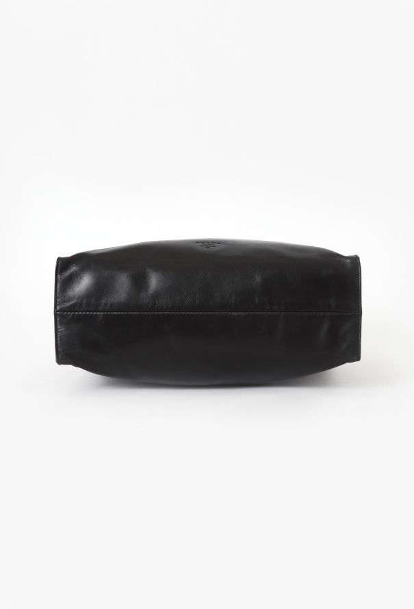 Prada Black Leather Tote Bag - 6 Prada Black Leather Tote Bag - 6
