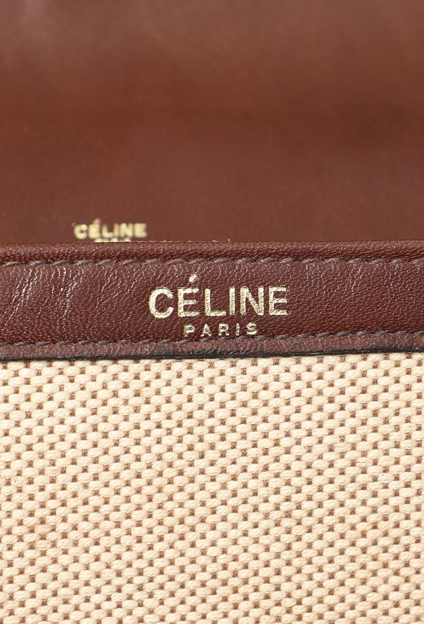 Céline '70s Canvas & Leather Crécy Bag - 11