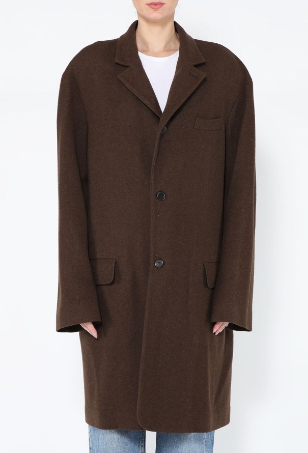 The Row 2022 Silk and Cashmere Tailored Coat - 3