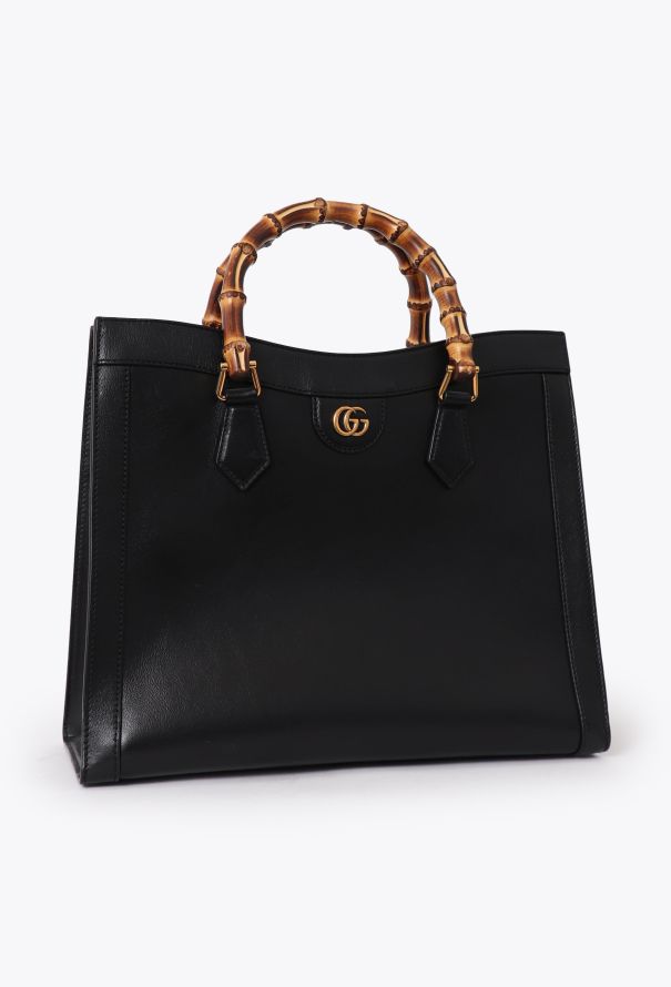 Gucci Black Diana Bamboo Tote bag - 2