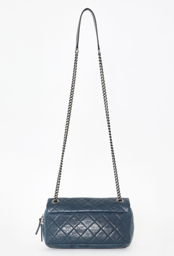 Chanel Blue Portobello Flap Bag - 4 Chanel Blue Portobello Flap Bag - 4