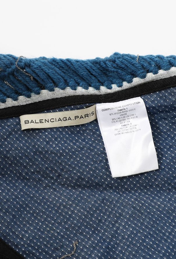 Balenciaga F/W 2007 Fringed Coin Scarf - 4