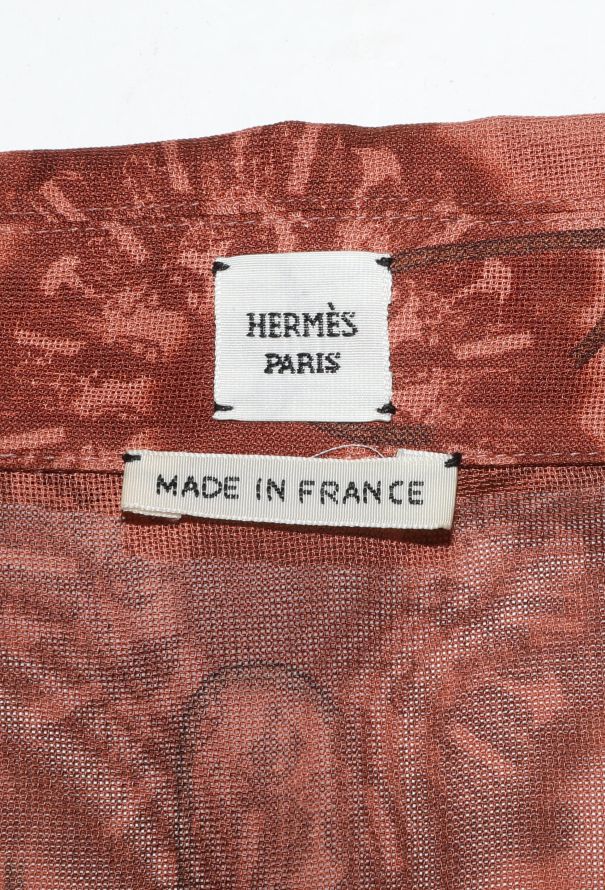 Hermès Cliquetis Silk Tunic, S/S 2022 - 8