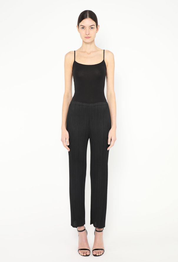 Issey Miyake Pleats Please Straight-Leg Pants - 1