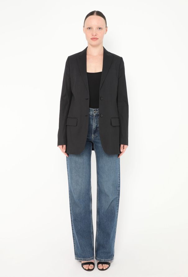 Helmut Lang '90s Tailored Cotton Blazer - 3