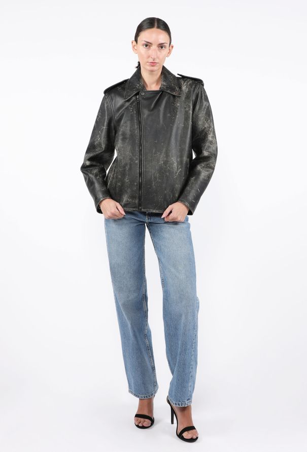 The Row Catalina Distressed Biker Jacket, 2023 - 2