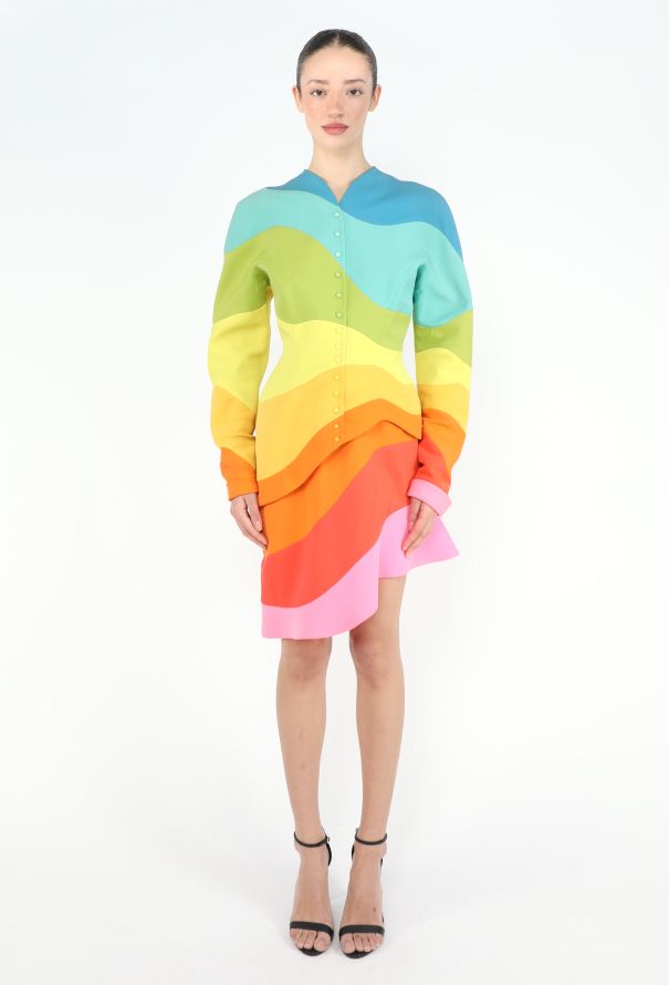 Thierry Mugler ULTRA COLLECTOR S/S 1990 Rainbow Ensemble - 2