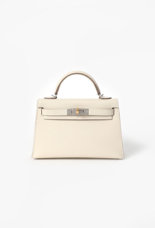 Hermès Craie Epsom Mini Kelly II Sellier Electrum - 1