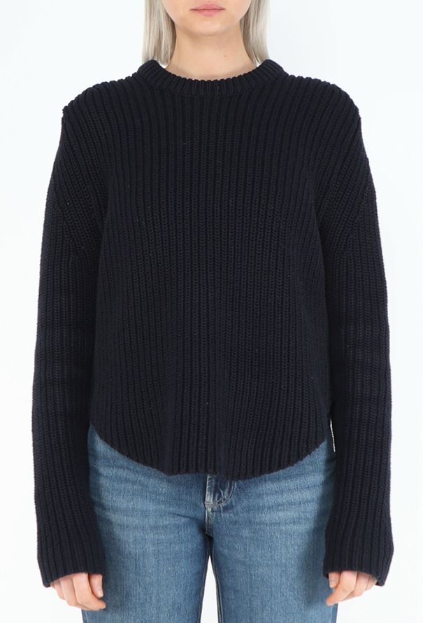Céline Navy Fisherman Sweater - 1