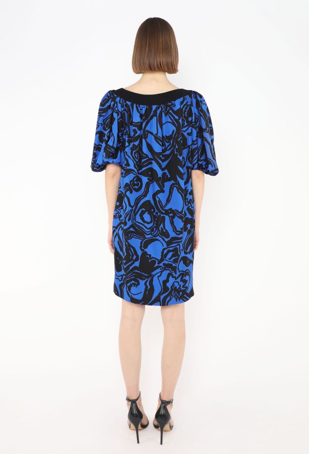 Saint Laurent CAMPAIGN S/S 1984 Graphic Tunic Dress - 5